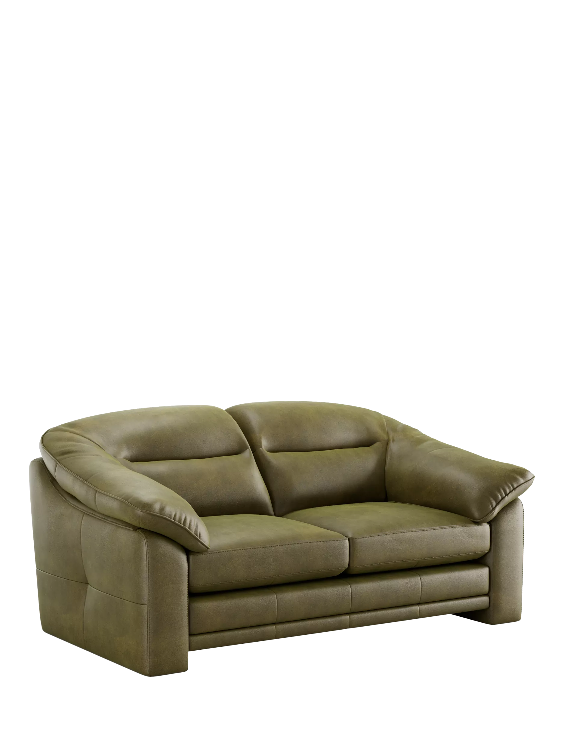 At the Helm Alba Medium 2 Seater Leather Sofa
