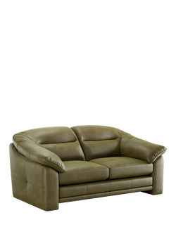 At the Helm Alba Medium 2 Seater Leather Sofa, Adventurer Desert Cacti