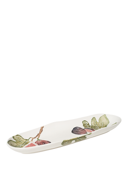 BlissHome Fig Earthenware Shallow Platter, 59cm, Purple/Multi - view 2, Purple