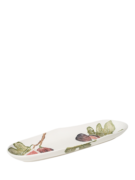 BlissHome Fig Earthenware Shallow Platter, 59cm, Purple/Multi - view 2, Purple