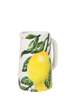 BlissHome Lemons Earthenware Jug, 1.5L, Yellow - view 2, Yellow