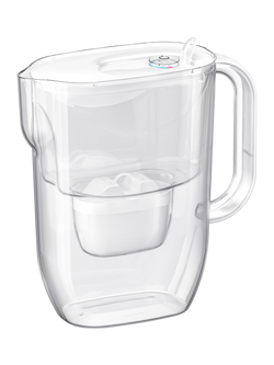 Aquaphor Fresh Water Filter Jug with 3-Pack MAXFOR+ Cartridges, 3.2L, Clear, Clear