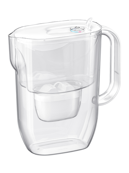 Aquaphor Fresh Water Filter Jug with 3-Pack MAXFOR+ Cartridges, 3.2L, Clear, Clear