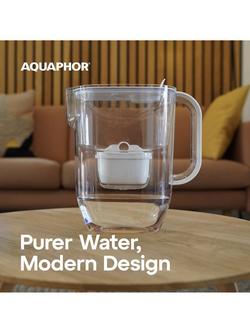 Aquaphor Fresh Water Filter Jug with 3-Pack MAXFOR+ Cartridges, 3.2L, Clear - view 2, Clear