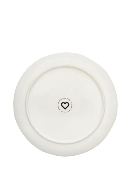 BlissHome Lemons Earthenware Round Platter, 36cm, Yellow - view 2, Yellow