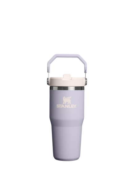Stanley IceFlow Flip Straw Stainless Steel Leak-Proof Tumbler, 410ml, Purple Dust