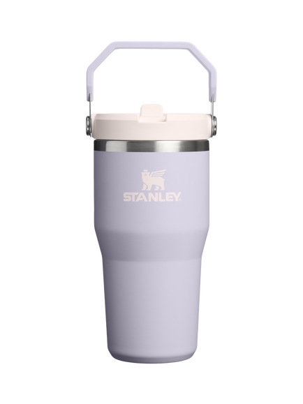 Stanley IceFlow Flip Straw Stainless Steel Leak-Proof Tumbler, 590ml, Purple Dust
