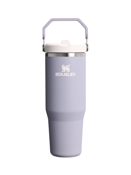 Stanley IceFlow Flip Straw Stainless Steel Leak-Proof Tumbler, 890ml, Purple Dust