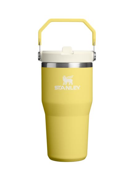 Stanley IceFlow Flip Straw Stainless Steel Leak-Proof Tumbler, 590ml, Daffodil