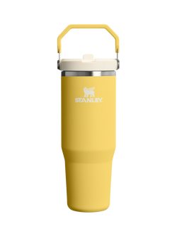 Stanley IceFlow Flip Straw Stainless Steel Leak-Proof Tumbler, 890ml, Daffodil, Daffodil