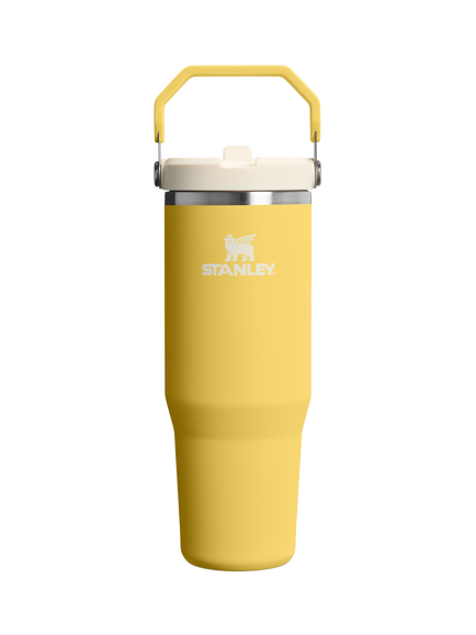 Stanley IceFlow Flip Straw Stainless Steel Leak-Proof Tumbler, 890ml, Daffodil, Daffodil