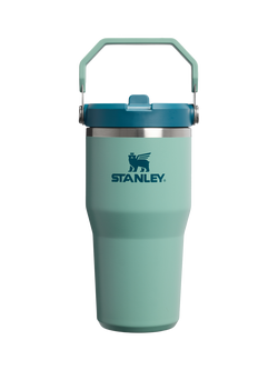 Stanley IceFlow Flip Straw Stainless Steel Leak-Proof Tumbler, 590ml, Spring Green