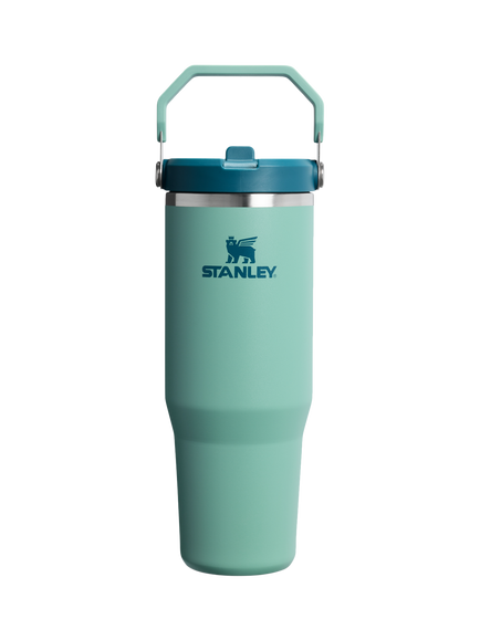 Stanley IceFlow Flip Straw Stainless Steel Leak-Proof Tumbler, 890ml, Spring Green, Spring Green