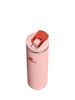 Stanley AeroLight Transit Flip Top Insulated Leak-Proof Travel Mug, 473ml - view 2, Peach Rose