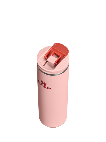 Stanley AeroLight Transit Flip Top Insulated Leak-Proof Travel Mug, 473ml - view 2, Peach Rose