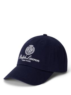 Ralph Lauren Heritage Crest Embroidered Cotton Baseball Cap, Newport Navy