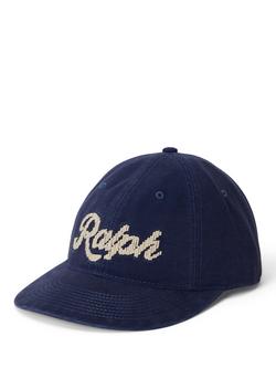 Ralph Lauren Logo Cotton Baseball Cap, Newport Navy, Newport Navy