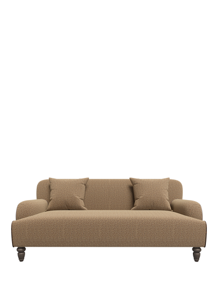 Tetrad Lewis Large 3 Seater Sofa, Harris Tweed Jura Stag, Timber Piping