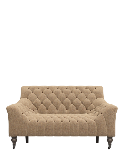 Tetrad Skittle Petite 2 Seater Sofa, Harris Tweed Jura Stag, Timber
