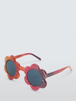 John Lewis Kids' Ombre Flower Sunglasses, Pink, Pink