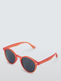 John Lewis Kids' Frosted Sunglasses, Orange, Orange
