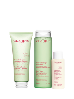 Clarins Value Pack Cleansing Pouch for Combination/Oily Skin Gift Set - view 2, 