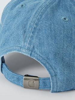 Carhartt WIP Lucas Baseball Cap, Blue Denim - view 2, Blue Denim