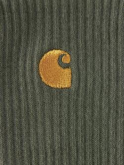 Carhartt WIP Logo Socks, Olive - view 2, Green Olive