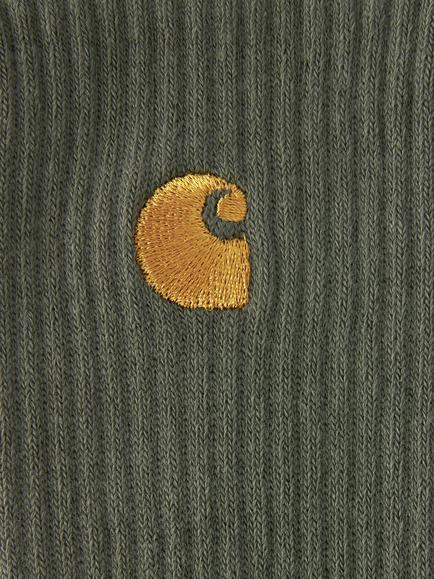 Carhartt WIP Logo Socks, Olive - view 2, Green Olive