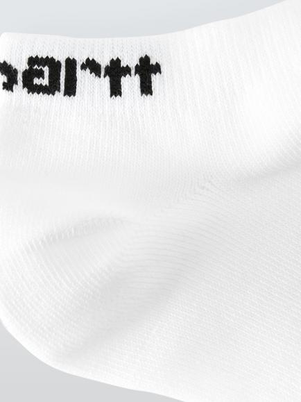 Carhartt WIP Script Trainer Socks, Pack of 3, White White - view 2, White White