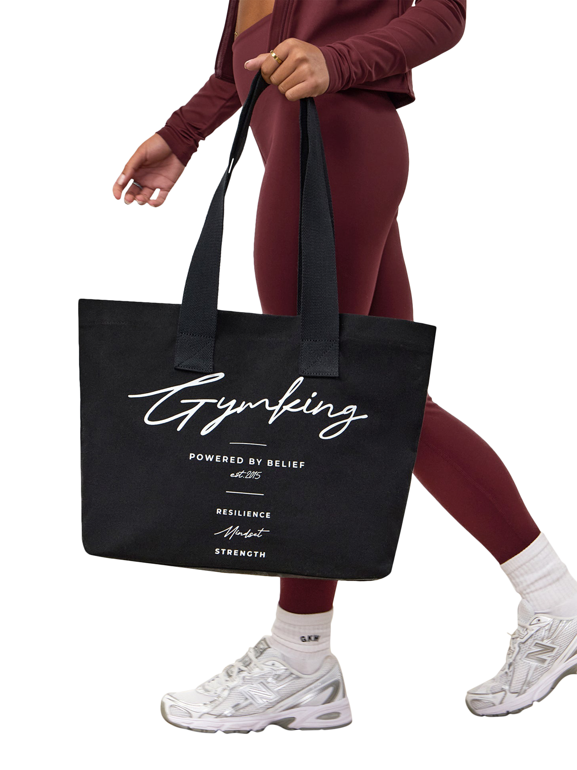 Product image 5 of 7, which shows Gym King Reset Tote Bag, Black