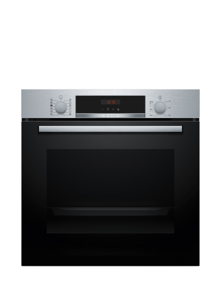 Bosch OUTLET Series 4 HQA574BS3B Built In Electric Self Cleaning Oven, Like New, Stainless Steel, Stainless Steel