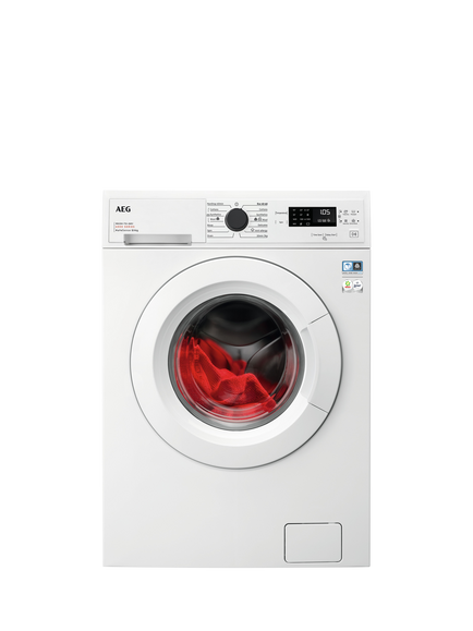 AEG OUTLET LWX60846B Freestanding Washer Dryer, 4kg/8kg Load, 1600rpm Spin, Like New, White, White