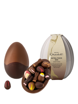 Hotel Chocolat Everything Extra-Thick Easter Egg, 390g - view 2, Multi