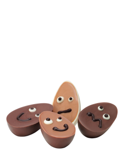 Hotel Chocolat Sunny Side Up Milk Chocolate Half Easter Eggs, 115g - view 2, Multi