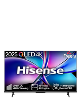 Hisense 43E7QTUK PRO (2025) QLED HDR 4K Ultra HD Smart TV, 43 inch, Black
