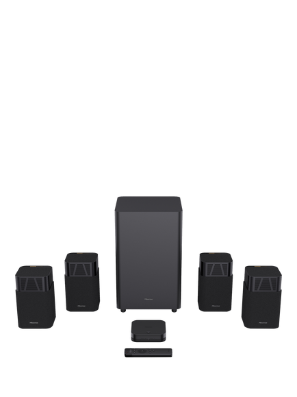Hisense HT Saturn Home Theatre Sound System, Black, Black