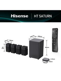 Hisense HT Saturn Home Theatre Sound System, Black - view 2, Black