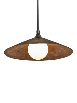 Industville Flume Pendant Ceiling Light, Bronze