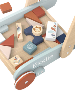 Babyblooms Personalised Wooden Baby Block Walker - view 2, Multi