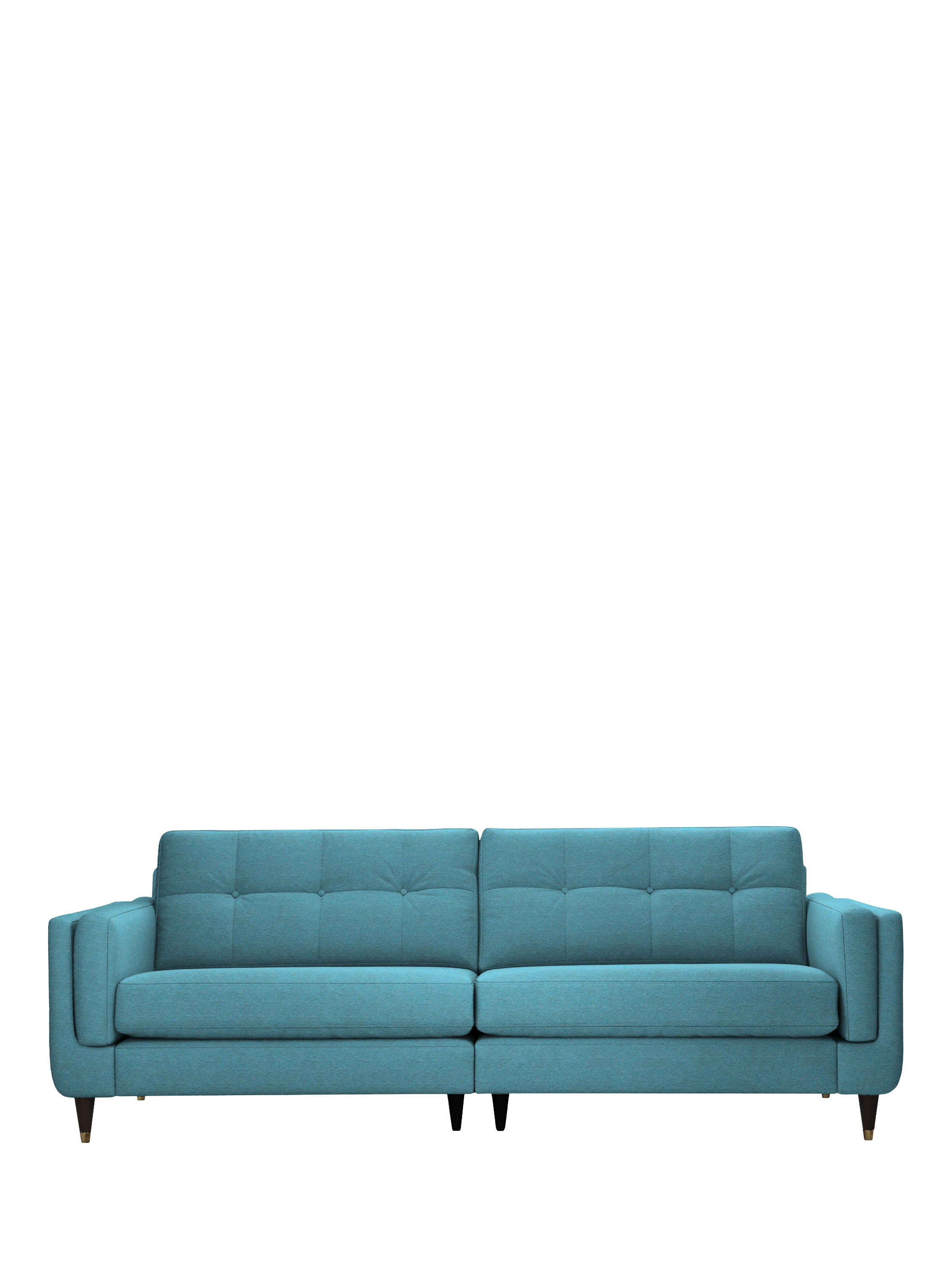 The Seventy Six Range, G Plan Vintage The Seventy Six Grand 4 Seater Sofa, Fleck Blue