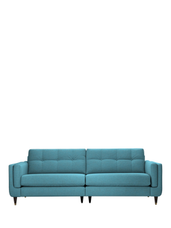 G Plan Vintage The Seventy Six Grand 4 Seater Sofa, Fleck Blue