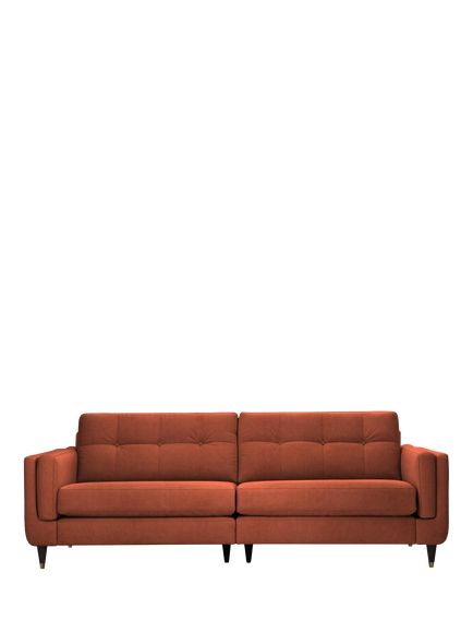 G Plan Vintage The Seventy Six Grand 4 Seater Sofa, Easy Clean Plush Umber