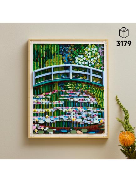 LEGO Art 31220 Claude Monet 'Bridge over a Pond of Water Lilies' Wall Art Building Toy - view 2, Multi