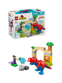 LEGO DUPLO 10463 Marvel Dinosaur Spidey-Rex vs. Green Goblin Super Hero Building Toy, Multi