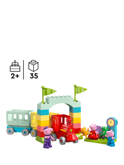 LEGO DUPLO 10466 Peppa Pig Train Ride with Grandpa Pig Building Toy - view 2, Multi