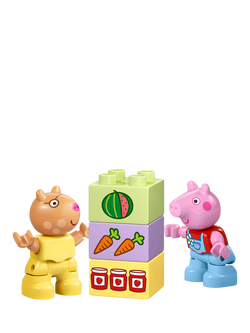 LEGO DUPLO 10468 Peppa Pig Tractor & Market Building Toy - view 2, Multi