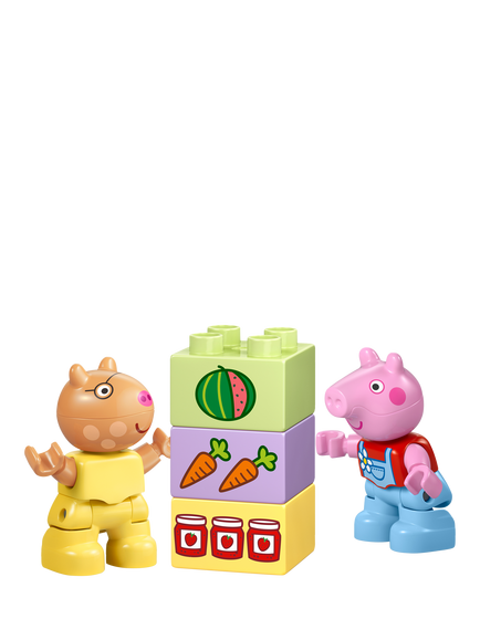 LEGO DUPLO 10468 Peppa Pig Tractor & Market Building Toy - view 2, Multi