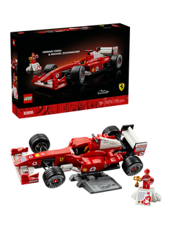 LEGO Icons 11375 Ferrari F2004 & Michael Schumacher, Multi
