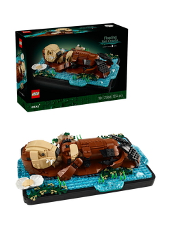 LEGO Ideas 21366 Floating Sea Otters Arts & Crafts Kit, Multi